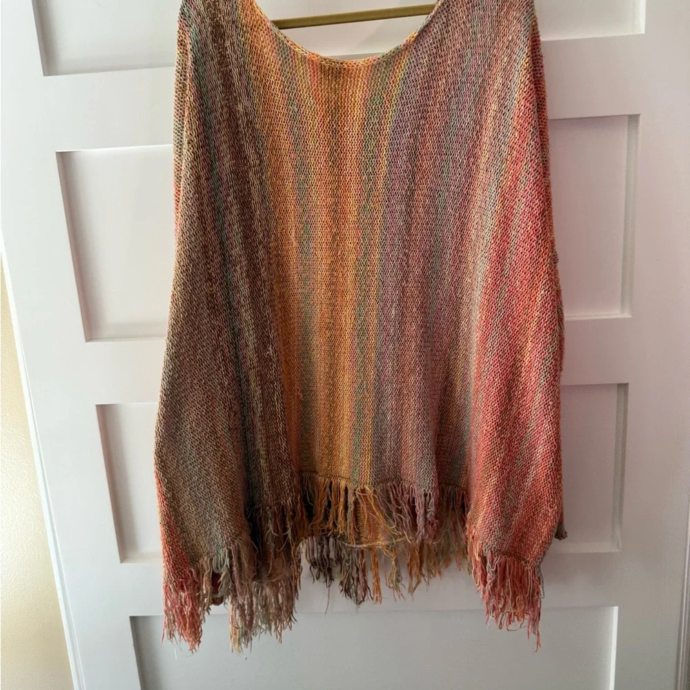 Free People Radiate Sweater in Confetti Combo Pastel Fringe Knit - Picture 10 of 14